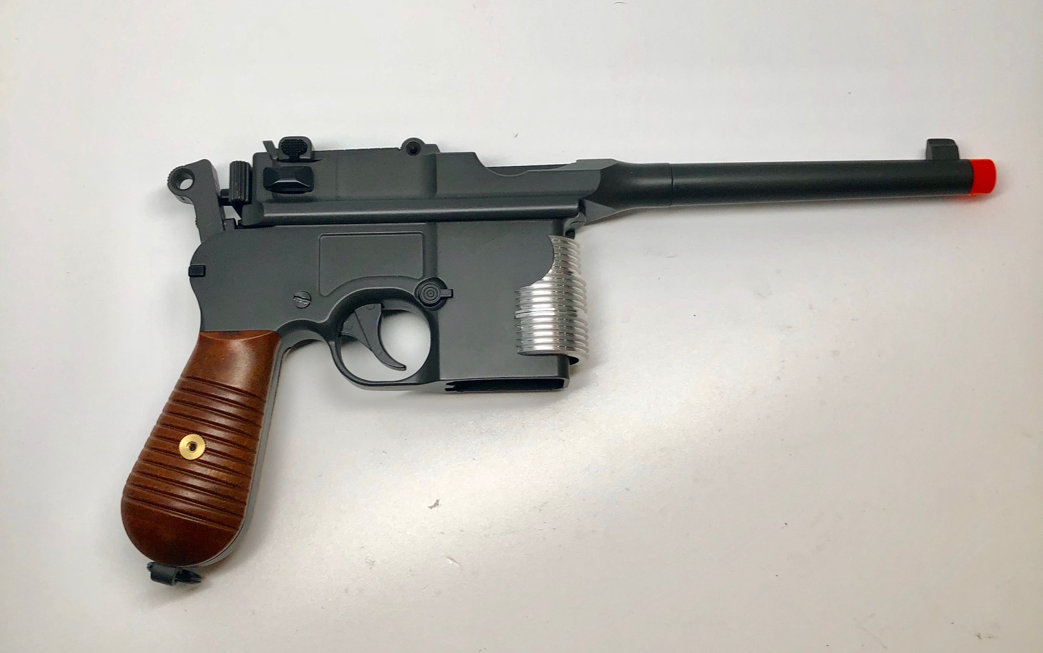 DL44 Hansol dl44 TFA aluminum heat sink  greeblie Cnc machined aluminum heat sink Dl 44 blaster shown and is not included in this auction,,,,  just one aluminum heat sink